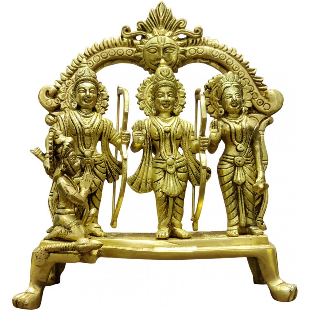Brass Ram Darbar with Intricate Arch