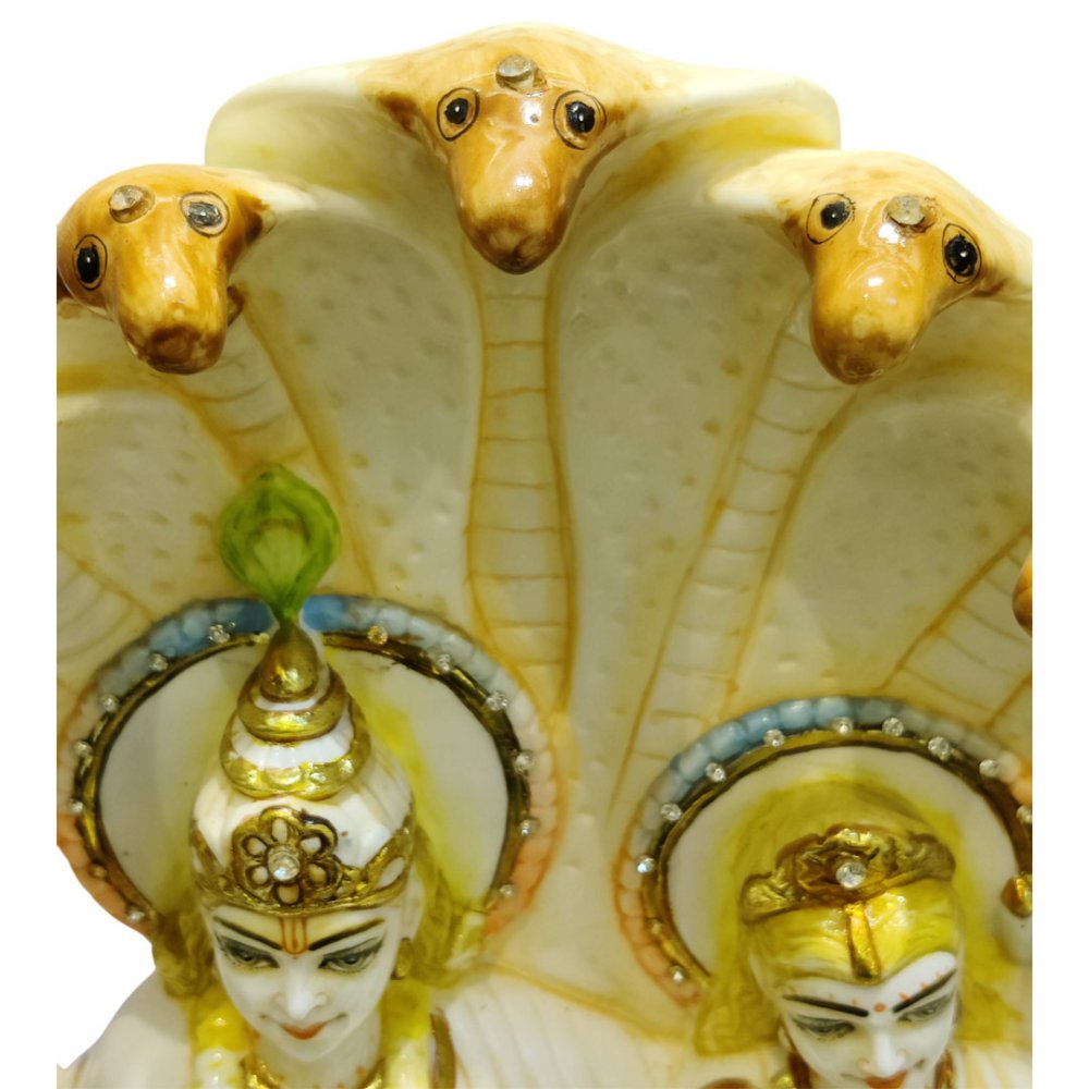 Elegant Lakshmi Narayana on Sheshnag Throne